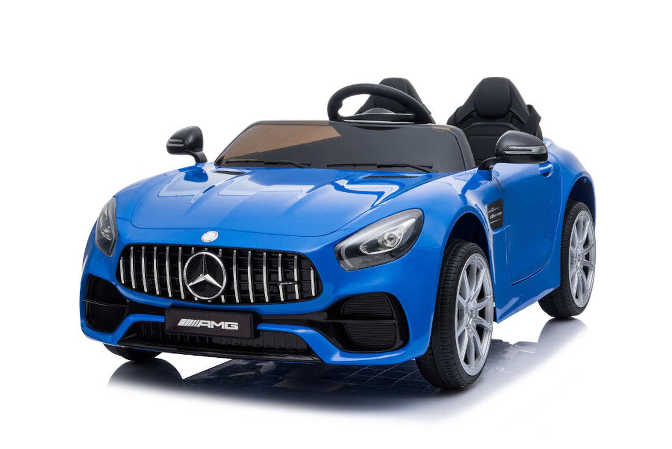 TPFLiving Elektro-Kinderauto Mercedes GT AMG Doppelsitzer - Kinderauto -  Elektr