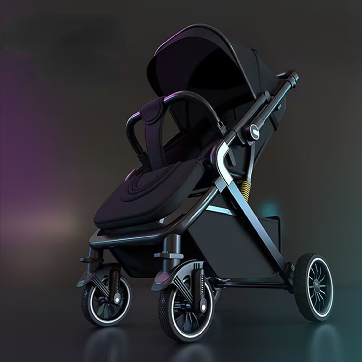 Kinderwagen Klappbar Mit Sonnenschutz - Leichter Reisebuggy Für Baby 0-3 Jahre, Verstellbare Rückenlehne